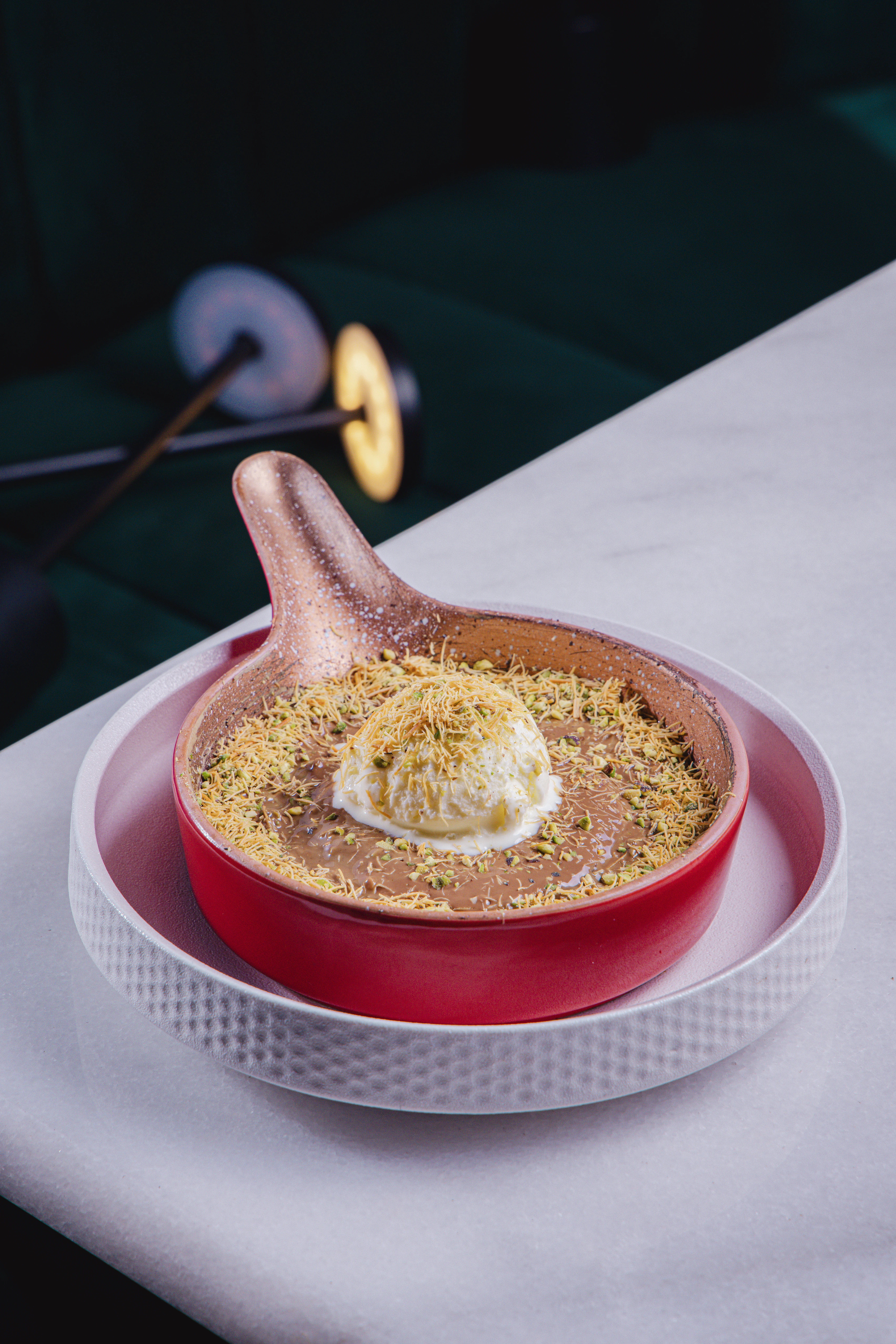 Pistachio Knafeh Brownie